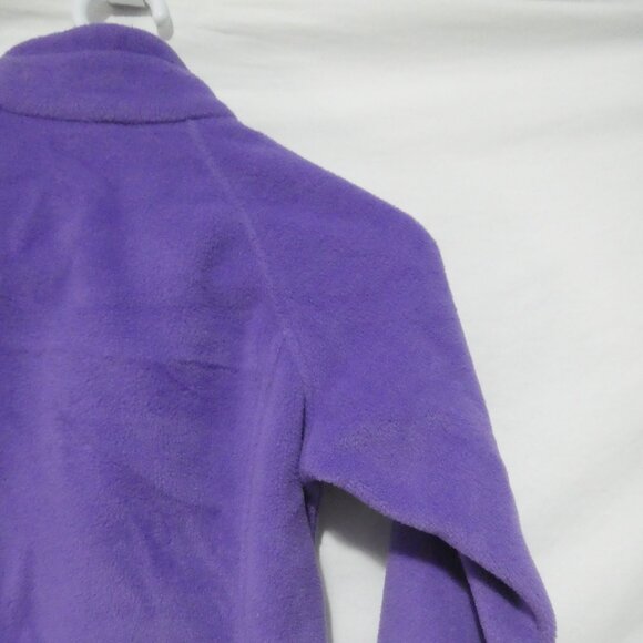 COLUMBIA SPORTSWEAR | medium (10/12) | Soft & Comfy Purple Fleece Zip-Up Jacket - Picture 12 of 15